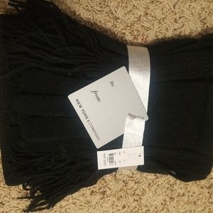 NEW New York & Co Black Gloves and Scarf Set